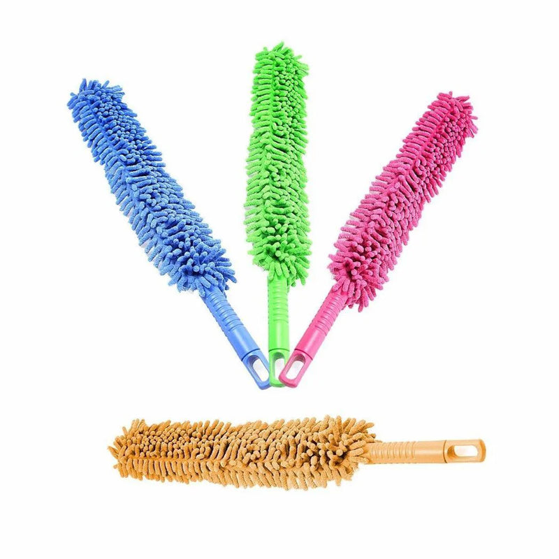 Flat Bar 1 Pieces Multi Colours Microfibre Duster Clean Radiators Blinds Picture Frames Anti Static Dusters Home