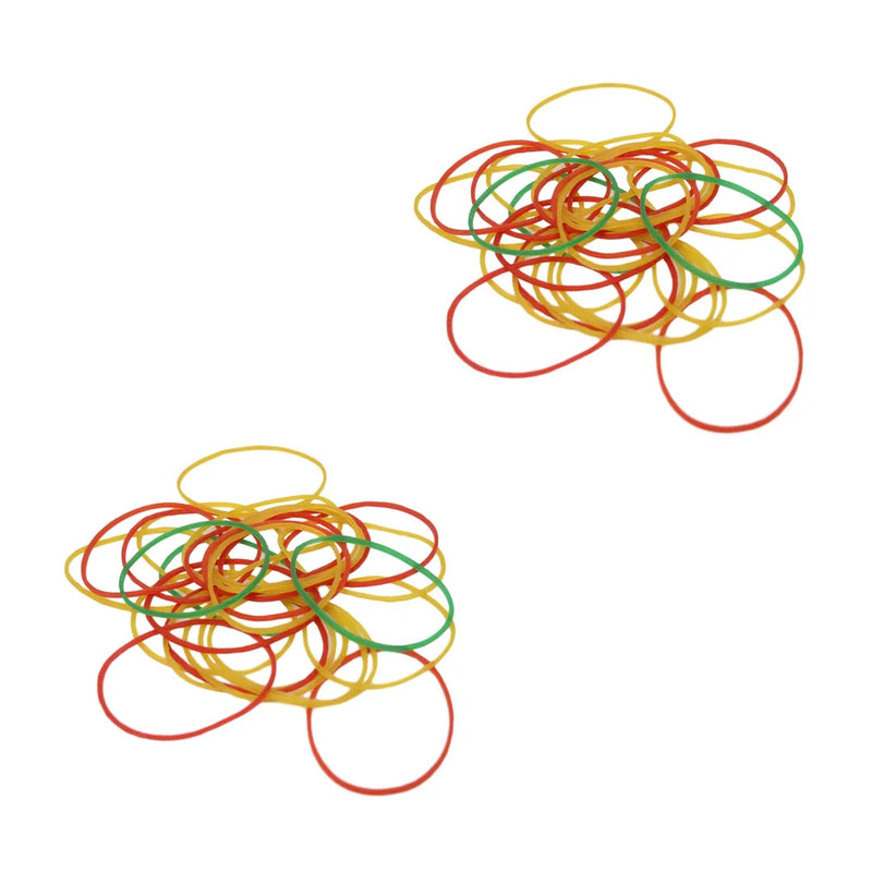 Assorted Colour Light Thin Rubber Bands Home School Arts And Crafts 300 Pack