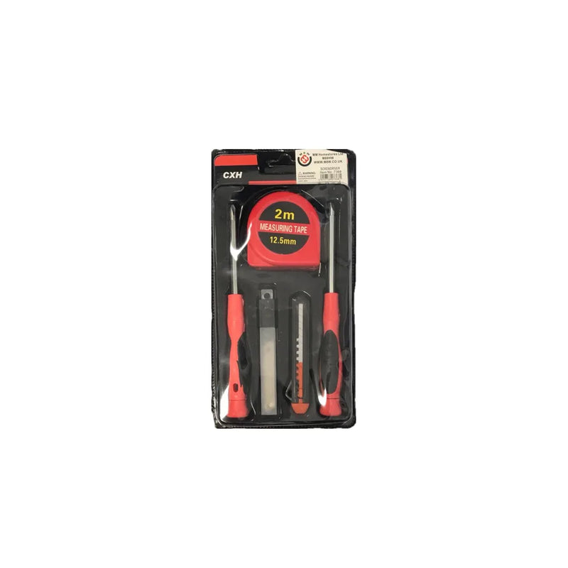 Diy Tools Screwdriver Measuring Tape Stanley Knife Set