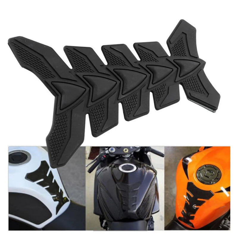Universal Motorbike Motorcycle Rubber Tank Scratch Protector 3D Sticker Pad New