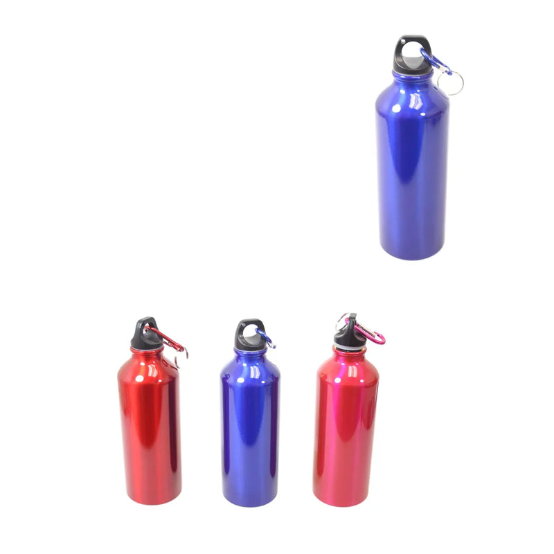 Metal Gym Sports Water Drinking Bottle Assorted Colours