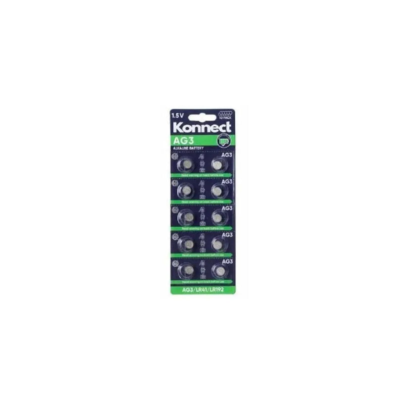 Konnect 10 Pack Alkaline Batteries – 1.5V