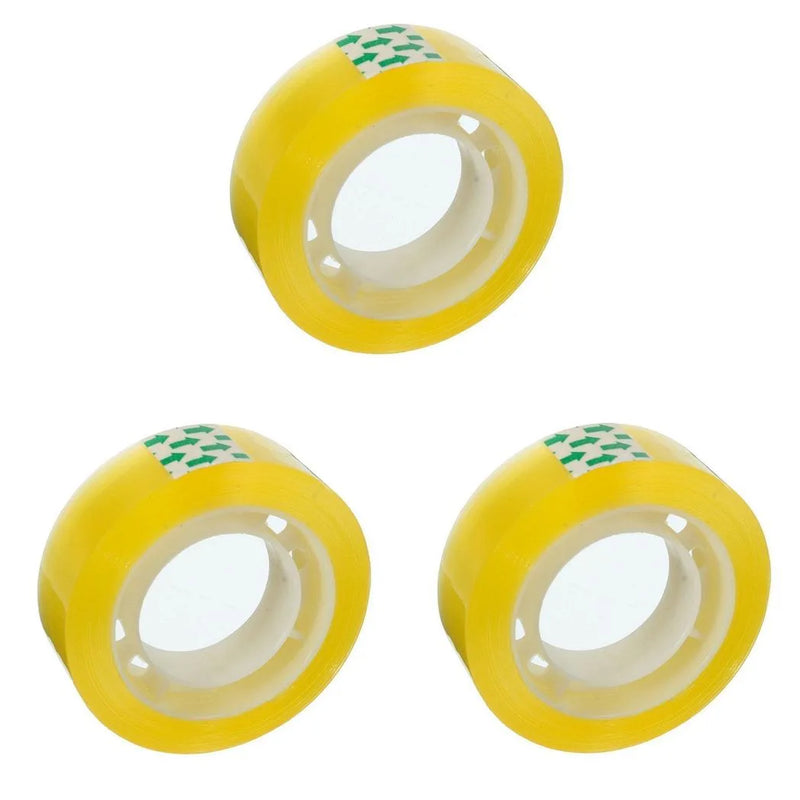 Small Clear Tape Cellotape Pack Of 3