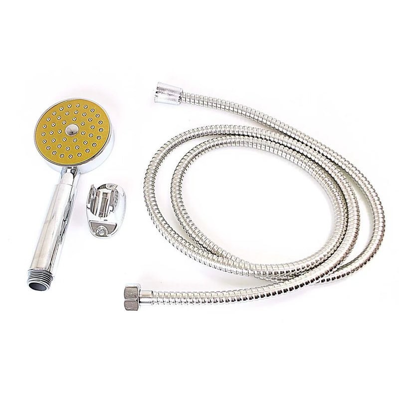 Shower Head With Fle x ible Shower Hose Pipe Bathroom Set