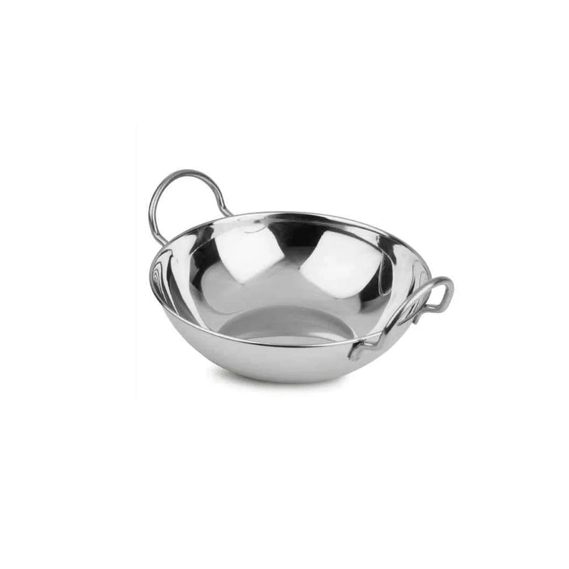 Stainless Steel Indian Curry Food Serving Dish With Handle 6372