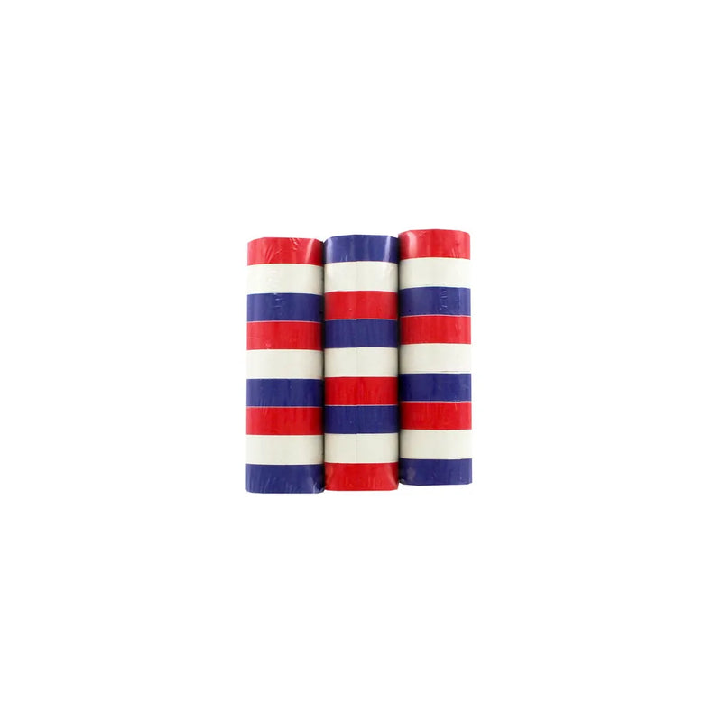 Football Celebration Paper Streamers Great Britain Red White Blue Pack Of 3