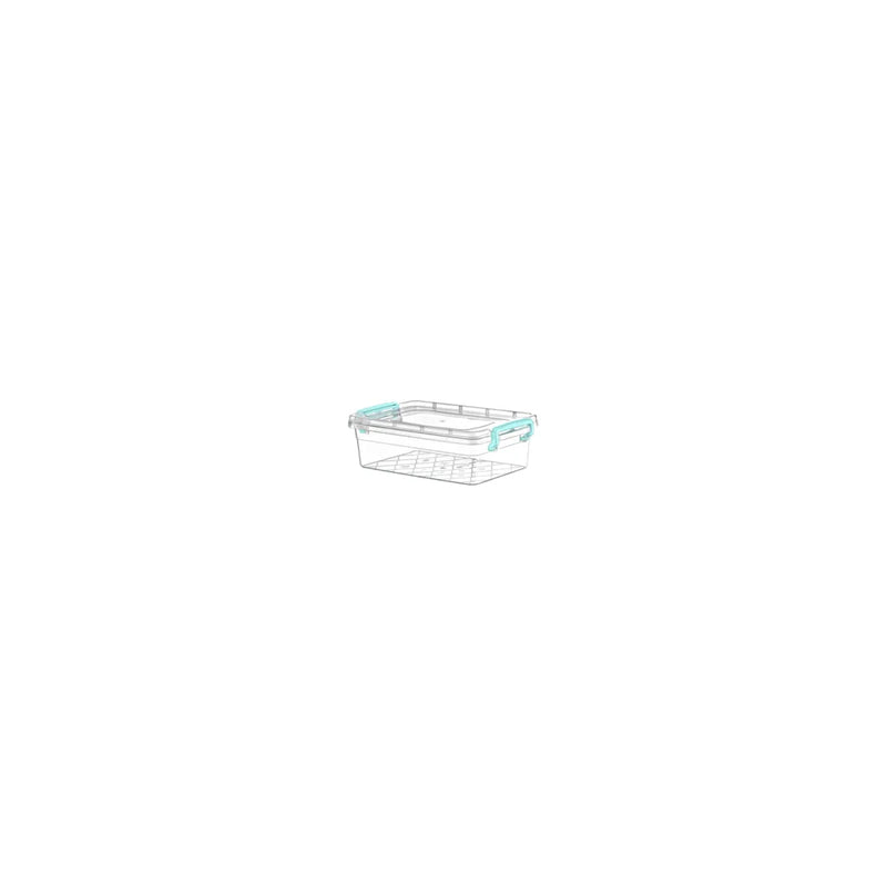 Clear Storage Container Midi Bo x With Handles 2.20 Litre
