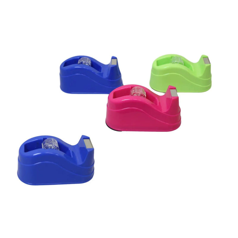 Plastic Tape Dispenser Assorted Colours