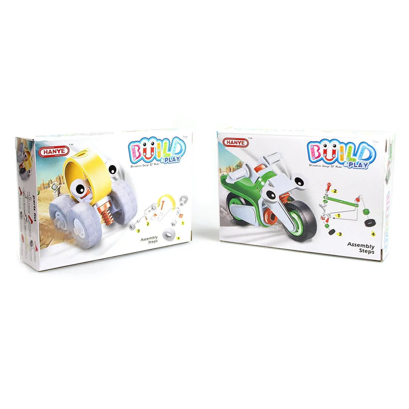 Children'S Toy Build & Play Car Bike Assorted Designs
