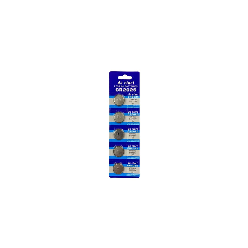 Lithium 3V Cell Coin Battery Cr2025 Pack Of 5