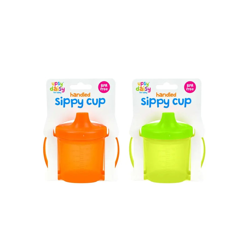 Plastic Baby Sippy Cup With Handles Assorted Colours