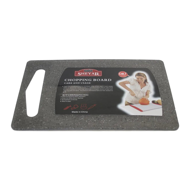 Plastic Lightweight Marble Style Chopping Board Stain Resistant Board