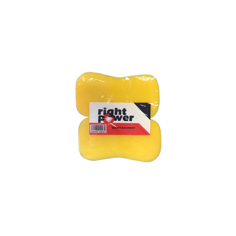 Right Power Jumbo Yellow Car Wash Sponge Pack Of 2