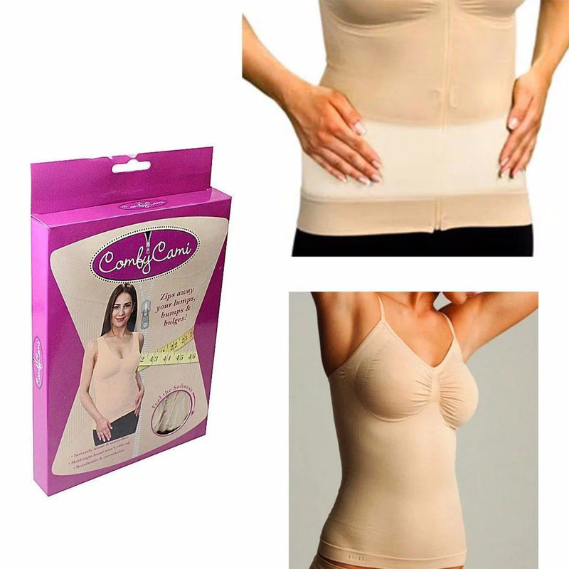 Comfortable Camisole Zip Away Your Lumps Bumps And Bulges Assorted Sizes