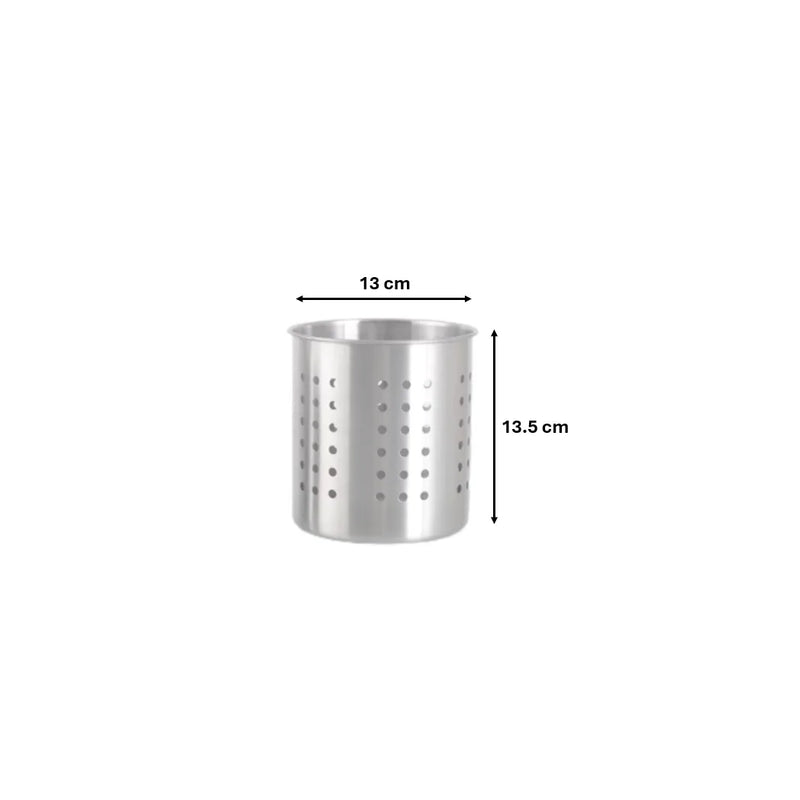 Large Metal Cutlery Drainer Cooking Utensil Holder
