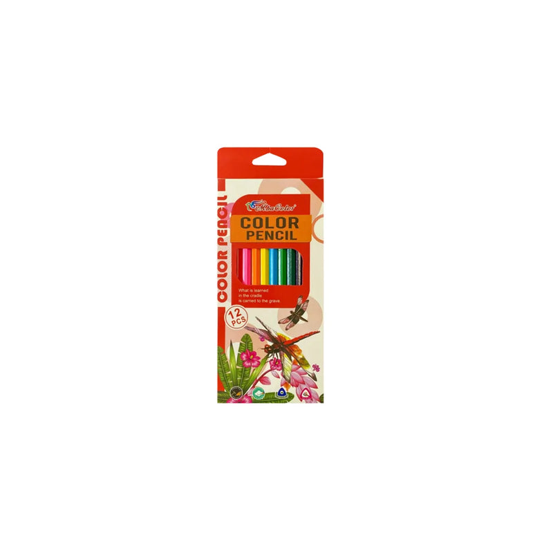 Stationery Colouring Pencils Pack Of 12
