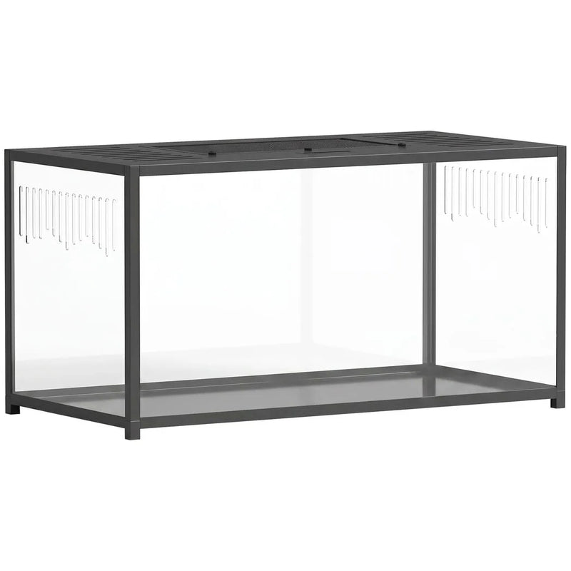 PawHut Large Hamster Cage, Chewproof Metal Rat Cage with Openable Top for Syrian Dwarf Hamster, Gerbil, 100 x 50 x 52.5 cm