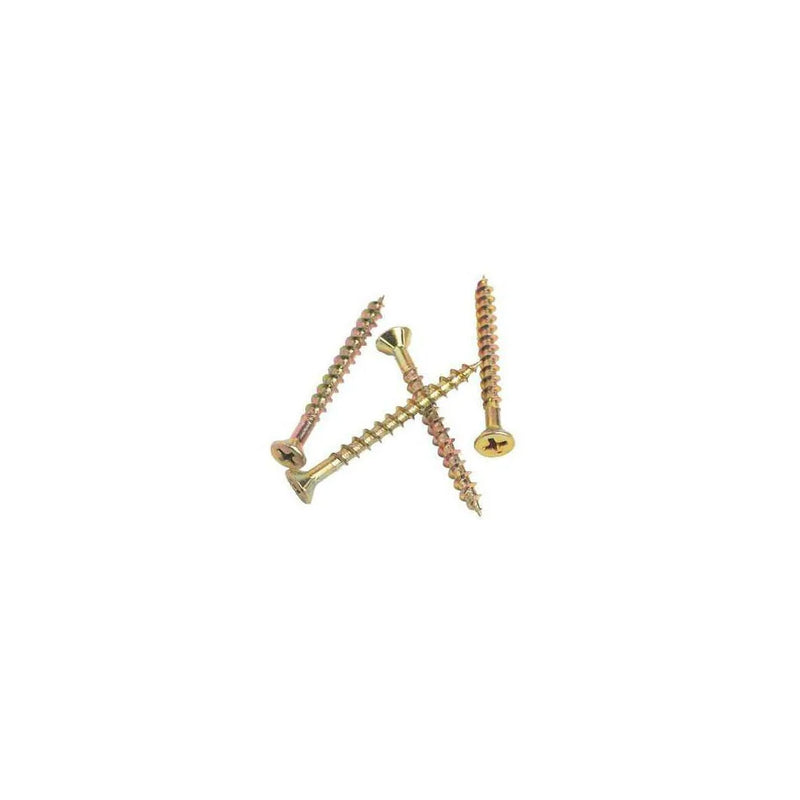 Pozi C Sk Chipboard Screws Yellow Diy