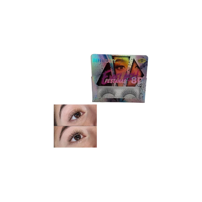 8D False Eyelashes Beauty 1 Pair