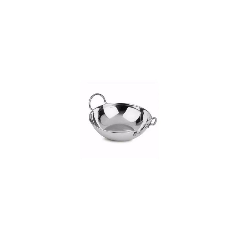 Stainless Steel Balti Curry Food Serving Dish With Handle 17cm