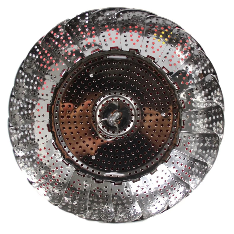 Stainless Steel Vegetable Food Steamer Basket Bowl 11"