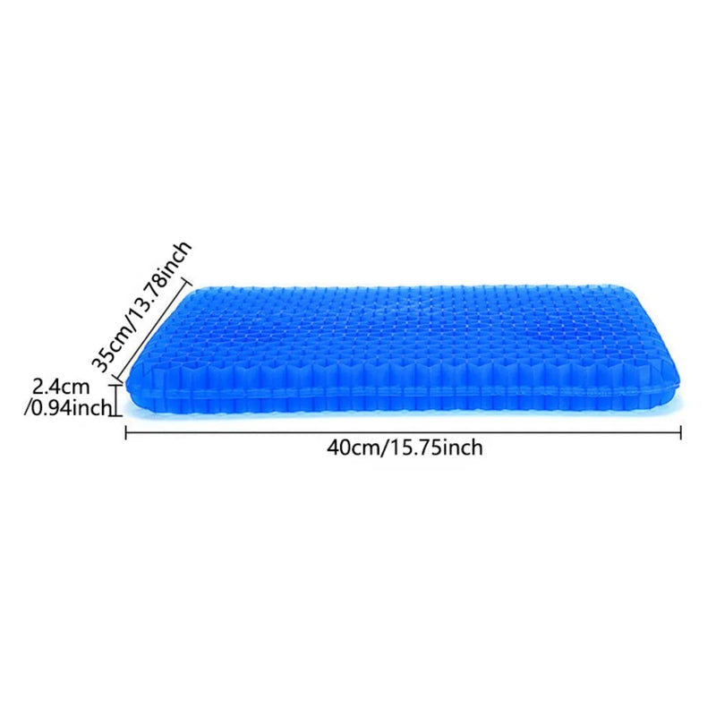 Honeycomb Breathable Gel Seat Cushion Cooling Double Thick Egg Sitting Pad Mat