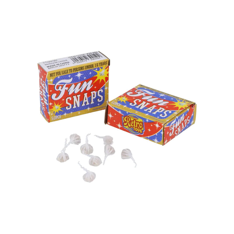 Retro Toys Outdoor Small Fun Snaps Bangs Bo x Of 50 Packs