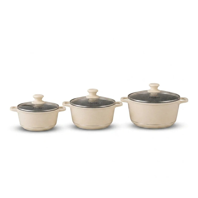 Jumbo 3 Pieces + Lids Die Cast Set Cream 36 – 40 – 44