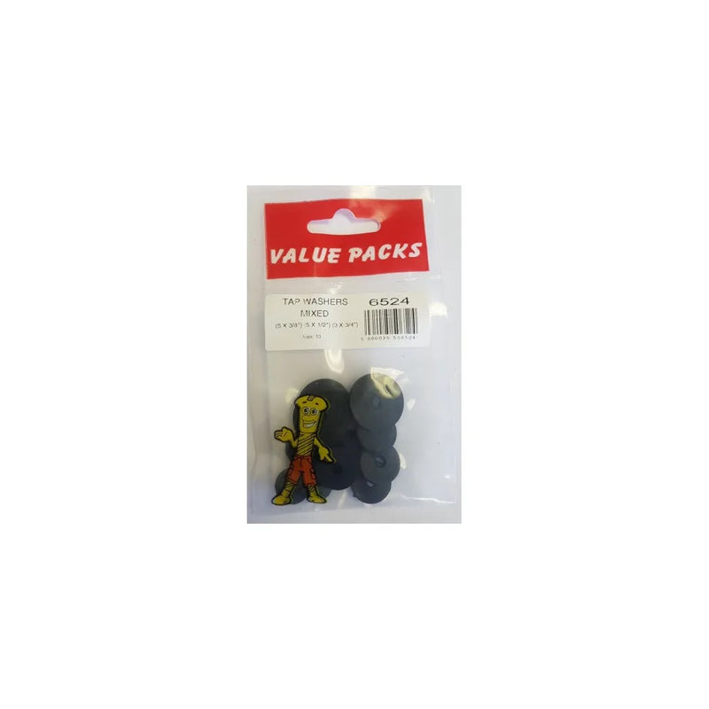 Diy Neoprene Tap Washers Pack Of 13 Mi x ed Sizes