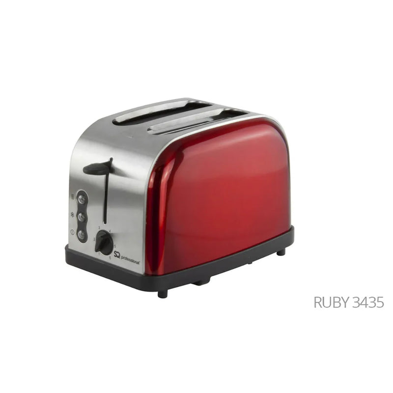 Sq Professional Gems Legacy 2 Slice Toaster 900W Ruby