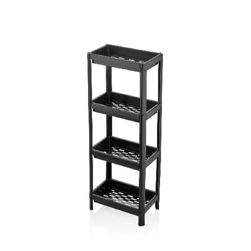 Plastic 4 Tier Bathroom Storage Racks Shelves
