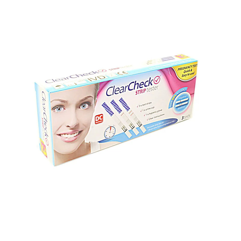 Iigeurope Clearcheck Pregnancy Strip Tester Kit Pack Of 3