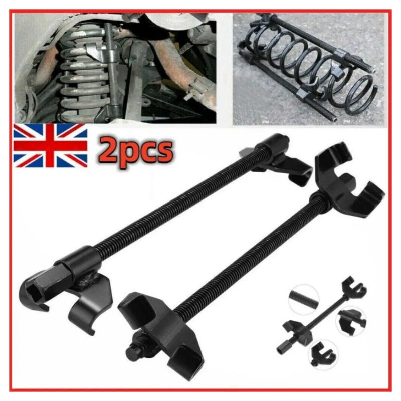Pair of Coil Spring Compressor Heavy Duty Suspension Clamps 380mm Tool NEW