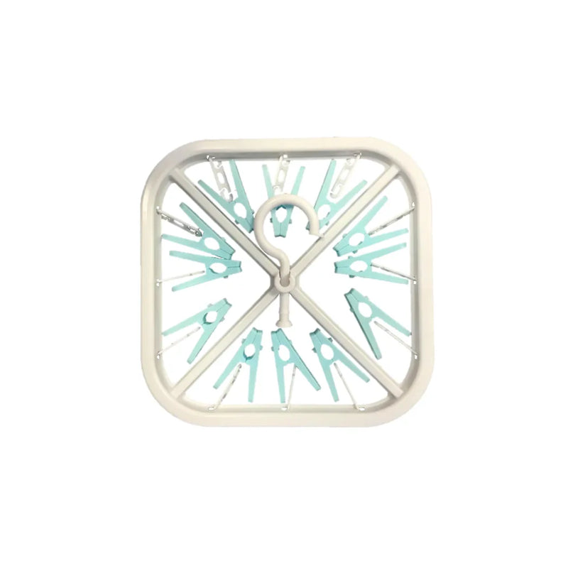 Laundry Peg Hanger Square Assorted Colours