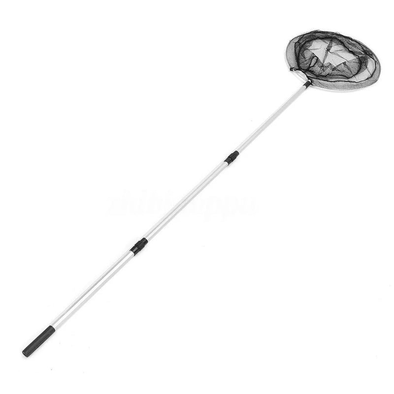 Folding E x tending Fishing Net Landing Net Pole Handle 3 Section Telescopic Mesh
