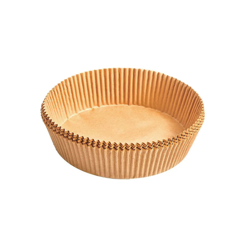 Sq Professional Kitchen Baking Brown Paper Air Fryer Liners Round 50 Piece