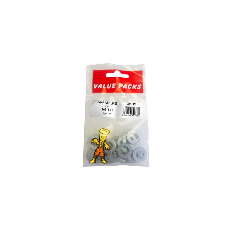 Value Pack Washers M10 Pack Of 20