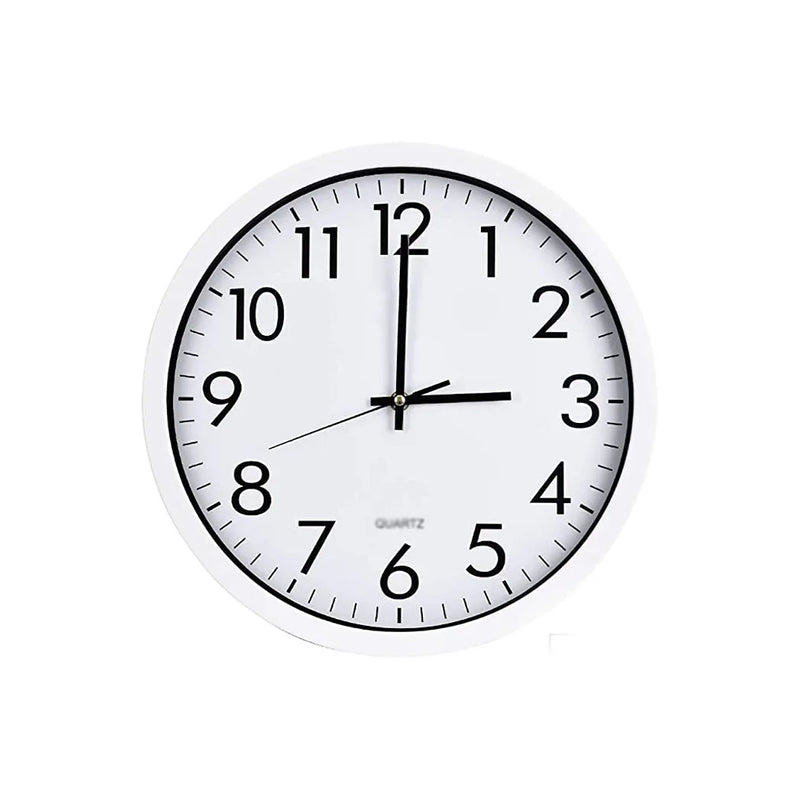Standard Round Wall Clock Assorted Colours