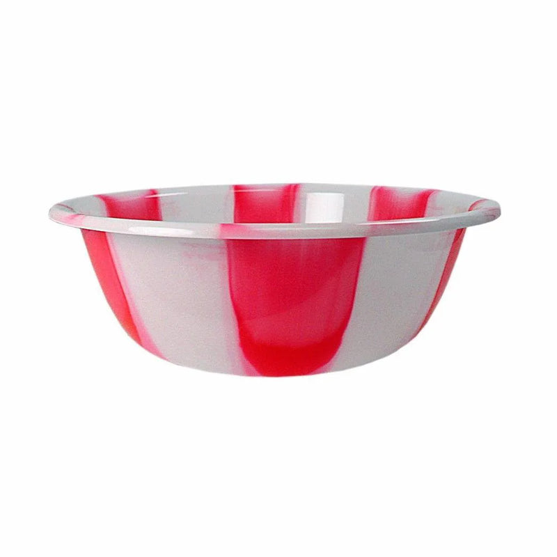 Tie Dye Print Plastic Kitchen Bowl Medium Assorted Colours
