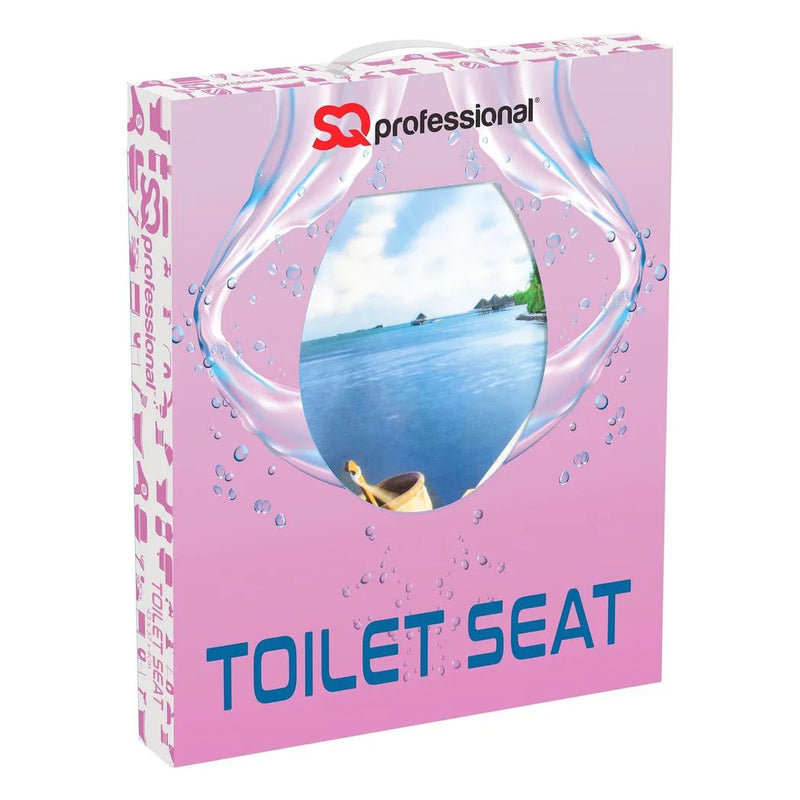 Sq Professional Bathroom Toilet Seat Aquatic Horizon W x L x H