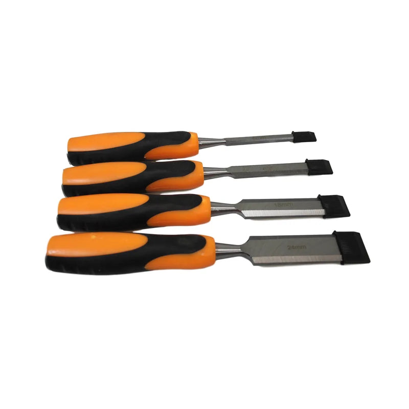 4 Pack Delu x e German Type Professional Quality Chisel Set 6, 12, 18