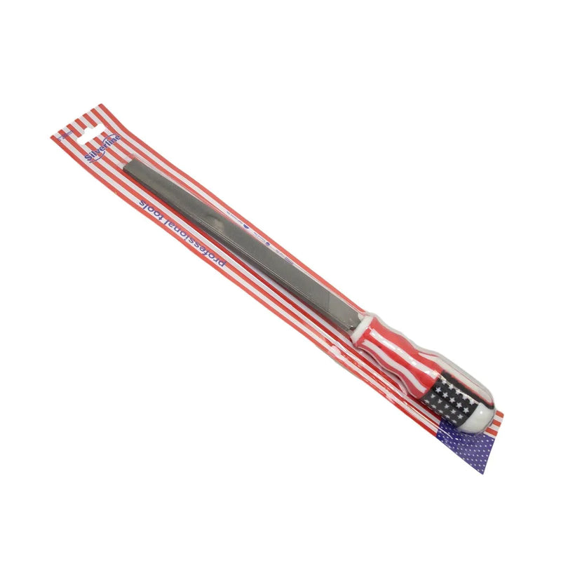 Silverline Ceramic Enamel Chrome Limescale Stain Remover Long File (Parcel Rate) 6361