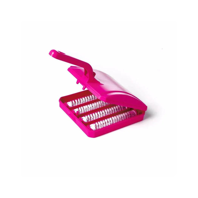 4 – Way Carpet Brush Crumb Collector With Handle Assorted Colours