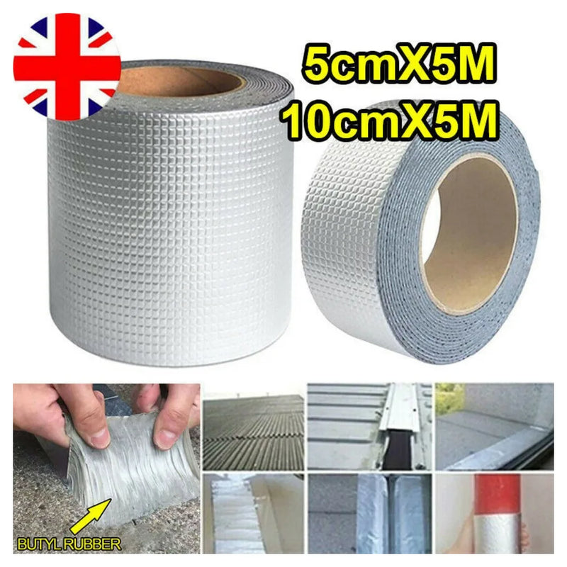 Super Waterproof Tape Butyl Magic Leak Roof Pipe Repair Tape Adhesive Sealant-5m*10cm*1mm