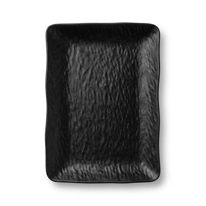 Black Melamine Plate 194G