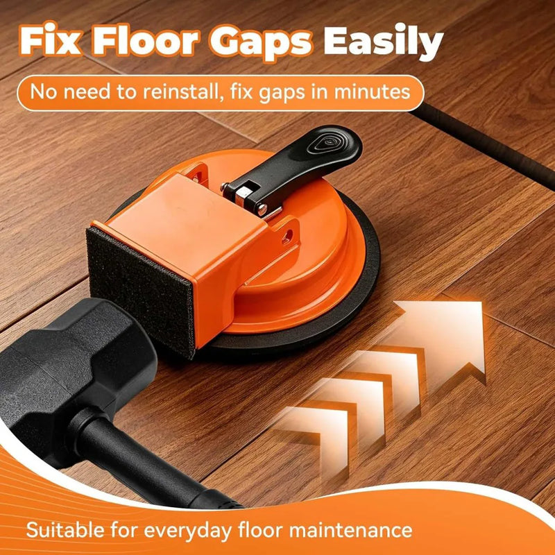 Upgraded Floor Gap Fixer Tool, Heavy Duty Suction Cup Plank Grabber with 3 Pads