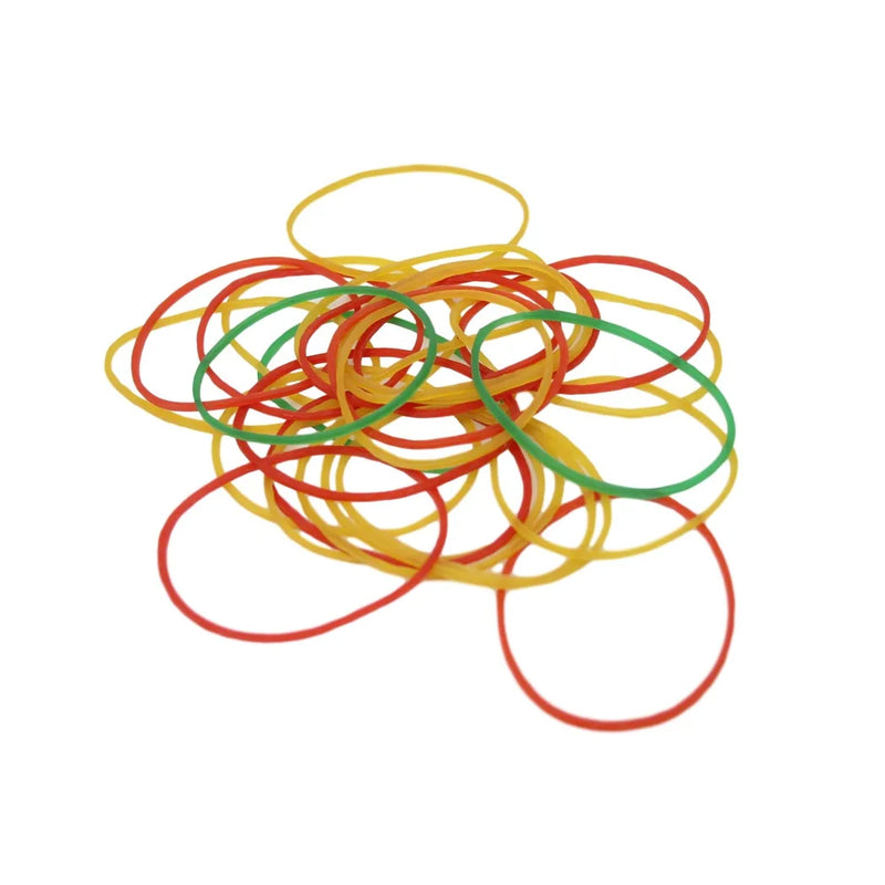 Assorted Colour Light Thin Rubber Bands Home School Arts And Crafts 300 Pack