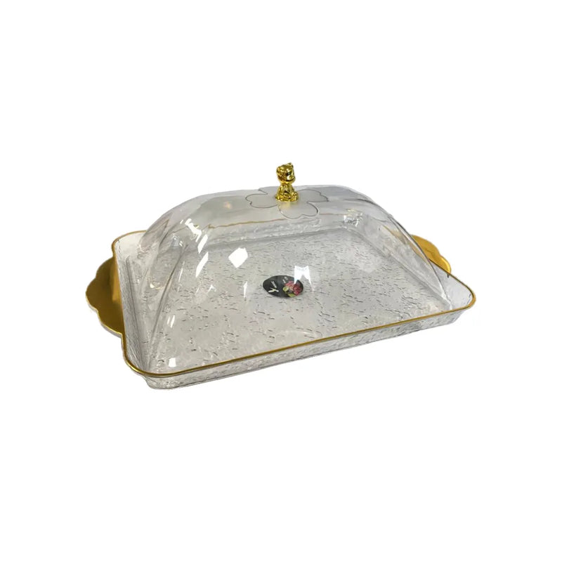 Transparent Plastic Cake Pastry Display Food Storage Dome With Lid