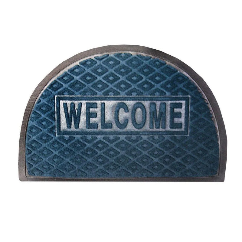 Half Moon Rubber Pvc Door Entry Mats Assorted Colours