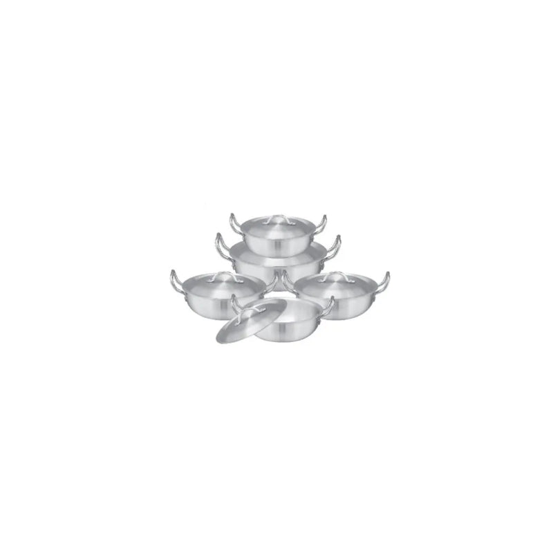Cute Metal Wire Handle Karahi Wok Pan Set Of 5 Assorted Sizes 1 – 5